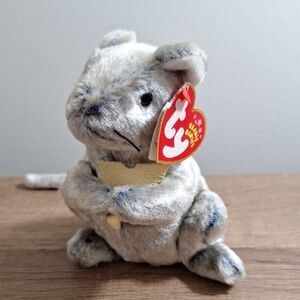 🛍2/$15🛍#AEI Ty "CHEDDAR" the Plush Mouse DB March 24 2002